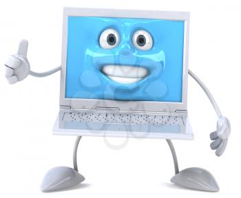 Royalty Free Clipart Image of a Computer