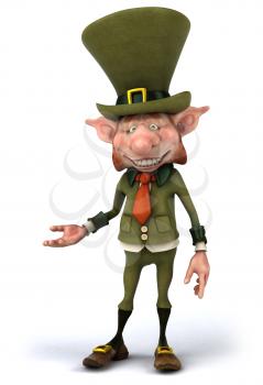 Royalty Free Clipart Image of a Leprechaun