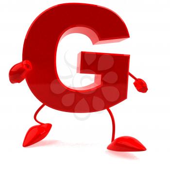 Royalty Free Clipart Image of a G
