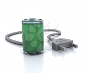 Royalty Free Clipart Image of a Cord