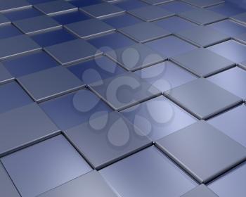 Royalty Free Clipart Image of a Background of Squares