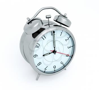 Royalty Free Clipart Image of an Alarm Clock