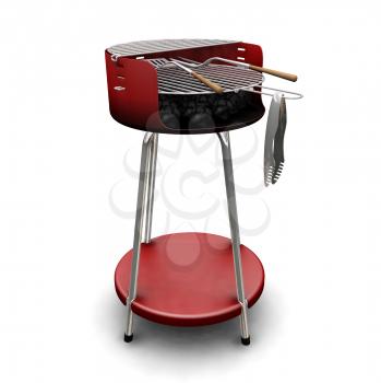 Royalty Free Clipart Image of a Barbecue