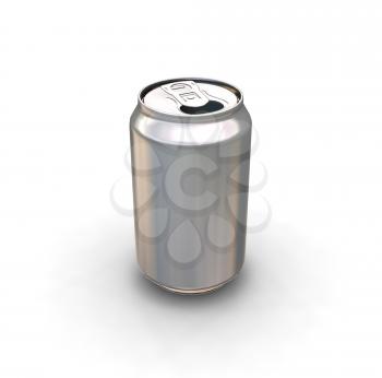 Royalty Free Clipart Image of a Soda Can