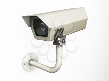 Royalty Free Clipart Image of a Security Camera
