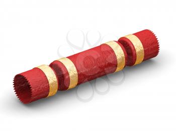 Royalty Free Clipart Image of Christmas Crackers
