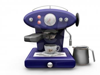 Royalty Free Clipart Image of a Coffee Machine