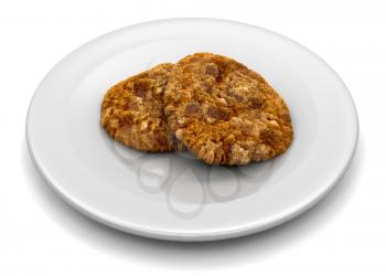 Royalty Free Clipart Image of Cookies
