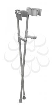 Royalty Free Clipart Image of Crutches