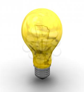 Royalty Free Clipart Image of a Light Bulb