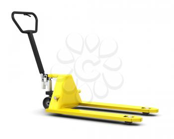 Royalty Free Clipart Image of a Pallet Truck