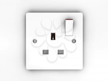 Royalty Free Clipart Image of a Plug
