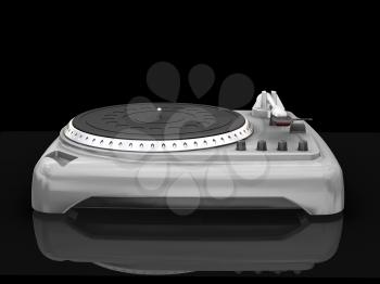 Royalty Free Clipart Image of a Turntable