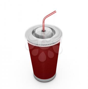 Royalty Free Clipart Image of a Soft Drink