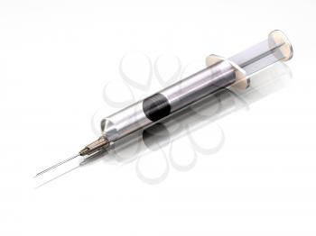 Royalty Free Clipart Image of a Syringe