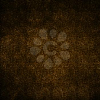 Grunge background with a brown leather texture
