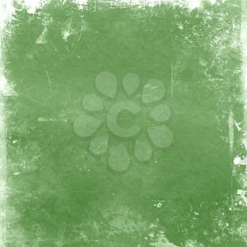 Detailed grunge style background using shades of green