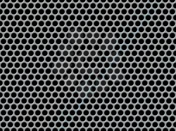 Abstract background with a perforated metal effect