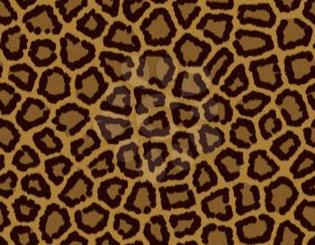 Seamless tile background with a leaopard fur texture