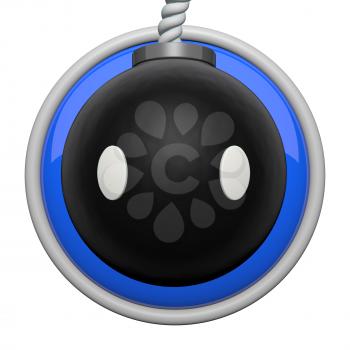 Bomb character icon.