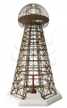 Nikola Tesla invention: Magnifying Transmitter. Also known as the Wardenclyffe Tower. Meant to produce wireless energy, but project abandoned due to expense and supposed lack of profitability.