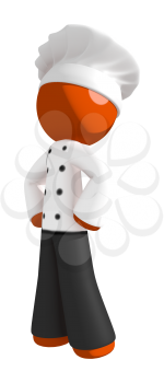 Orange Man Chef Hero 