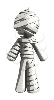 Mummy or Personal Injury Concept Standing