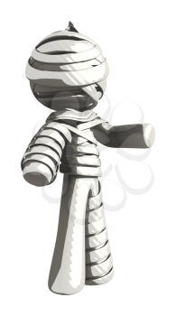 Mummy or Personal Injury Concept Gesture Left