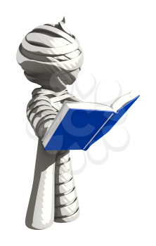 Mummy or Personal Injury Concept Holding a Book