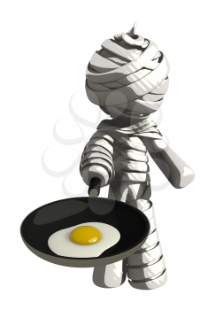 Mummy or Personal Injury Concept Frying an Egg