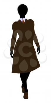Royalty Free Clipart Image of a Woman in a Business Suit