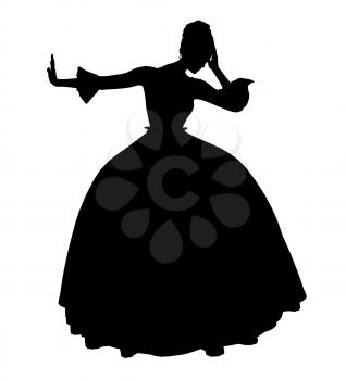 Royalty Free Clipart Image of Cinderella