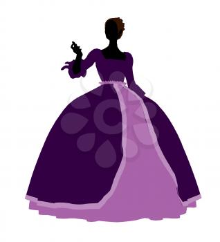 Royalty Free Clipart Image of a Fairy Tale Princess