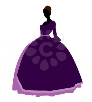 Royalty Free Clipart Image of a Fairy Tale Princess