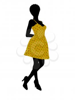 Royalty Free Clipart Image of a Sundress
