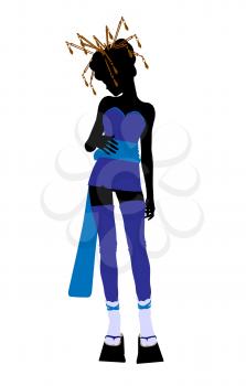 Royalty Free Clipart Image of an Asian Girl