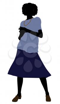 Royalty Free Clipart Image of a Young Grandma