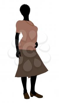 Royalty Free Clipart Image of an Older Woman