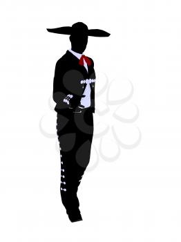 Royalty Free Clipart Image of a Mariachi Man
