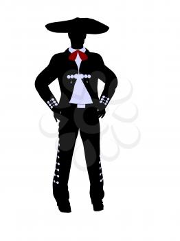 Royalty Free Clipart Image of a Mariachi Man