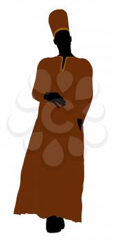 Royalty Free Clipart Image of a Man in a Robe