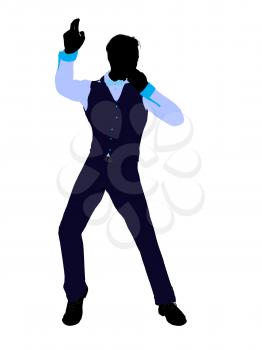 Royalty Free Clipart Image of a Businessman