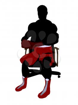 Royalty Free Clipart Image of a BoxerRoyalty Free Clipart Image of a Boxer