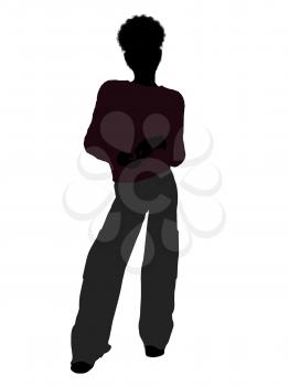 Royalty Free Clipart Image of a Young Boy