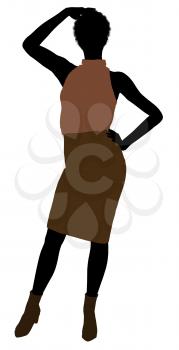 Royalty Free Clipart Image of a Woman