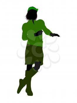 Royalty Free Clipart Image of Peter Pan