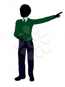 Royalty Free Clipart Image of a Boy
