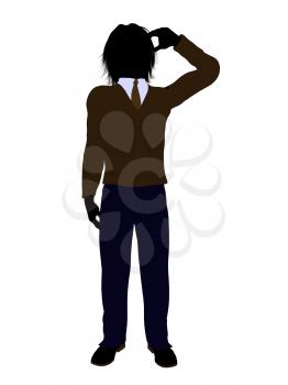 Royalty Free Clipart Image of a Boy
