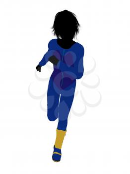 Royalty Free Clipart Image of a Young Boy