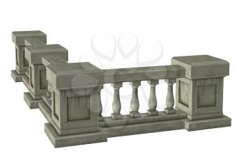 Royalty Free Clipart Image of a Railings